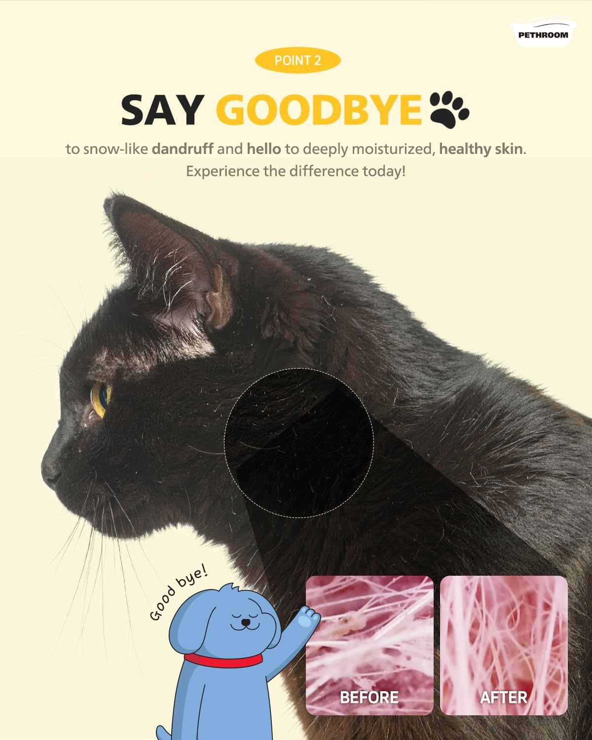 image:imagePETHROOM Unscented Cat Moisture Mist Natural LeaveIn Conditioner Spray for Cats 95 Plant Extracts Hydrating Detangling Static amp Dander Control 100 EWG Green