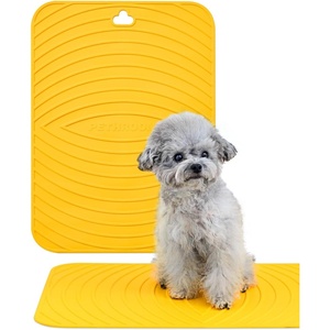 image:imagePETHROOM Premium NonSlip Dog Bath Mat with Drying Hooks Sturdy Durable amp Versatile Pet Grooming Mat  Bathtub amp Sink  Easy to Clean amp Store 158 x 217