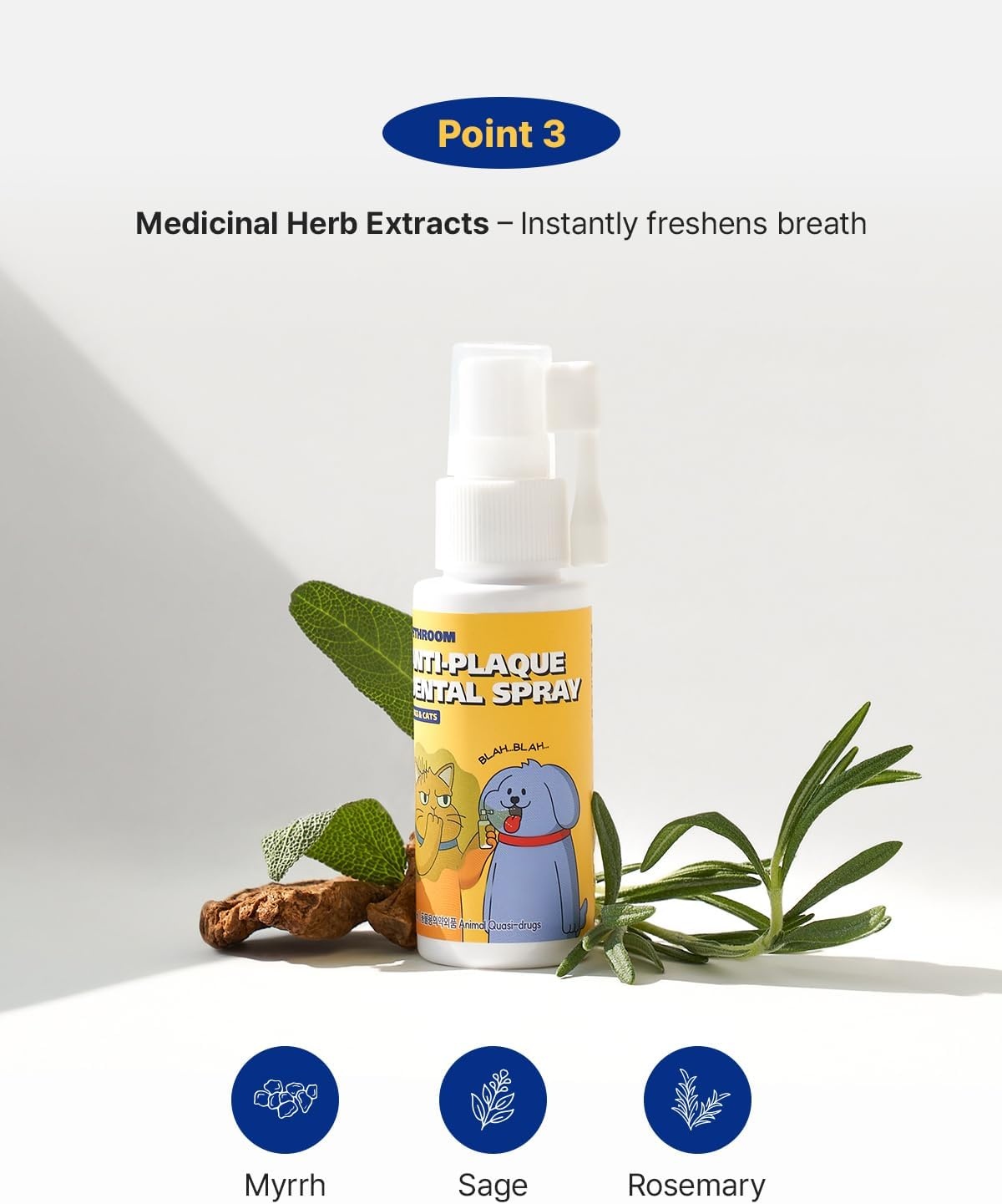 image:imagePETHROOM AntiPlaque Pet Dental Spray Melon Flavor EWG Verified Fresh Breath Oral Care Eliminate Bad Breath Reduce Plaque amp Tartar Buildup 10 Fl OzSweet Potato