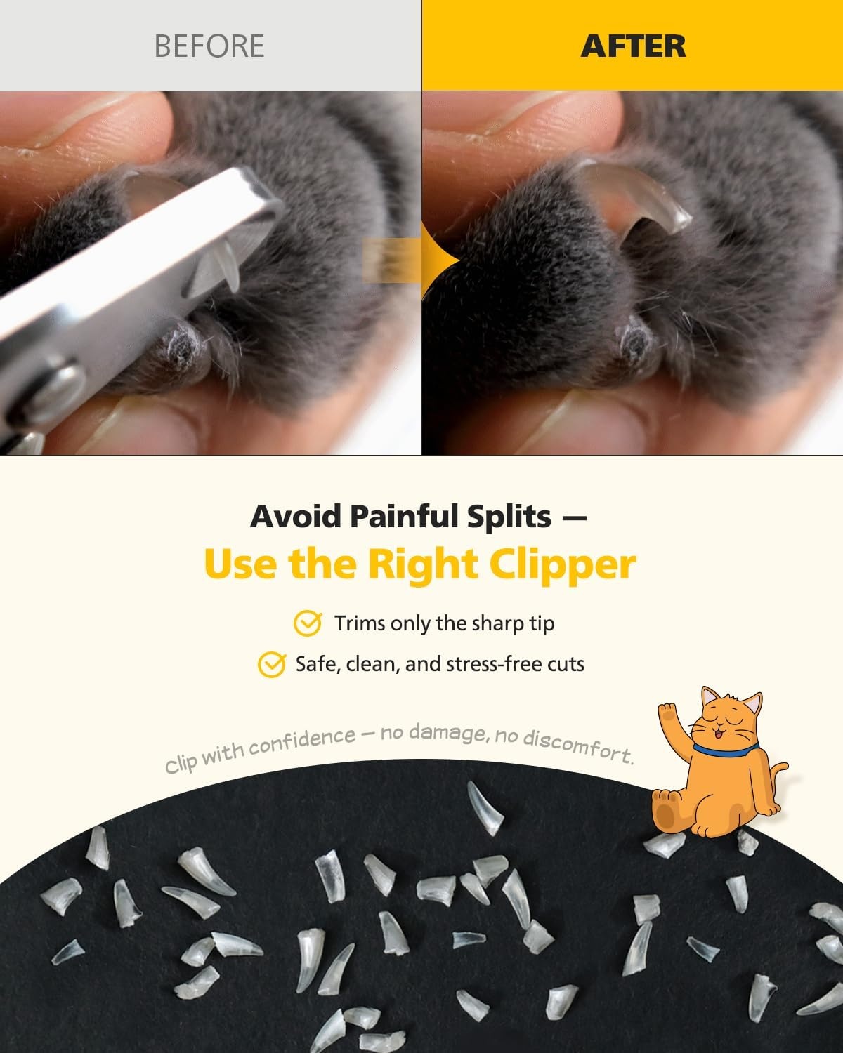 image:imagePETHROOM Cat Nail Clipper Trimmer for Indoor Cats with Circular Cut Hole 2mm Premium Sturdy Stainless Steel Blade Cat Claw Safe Easy Accurate Quiet amp Fast Avoid Overcutting