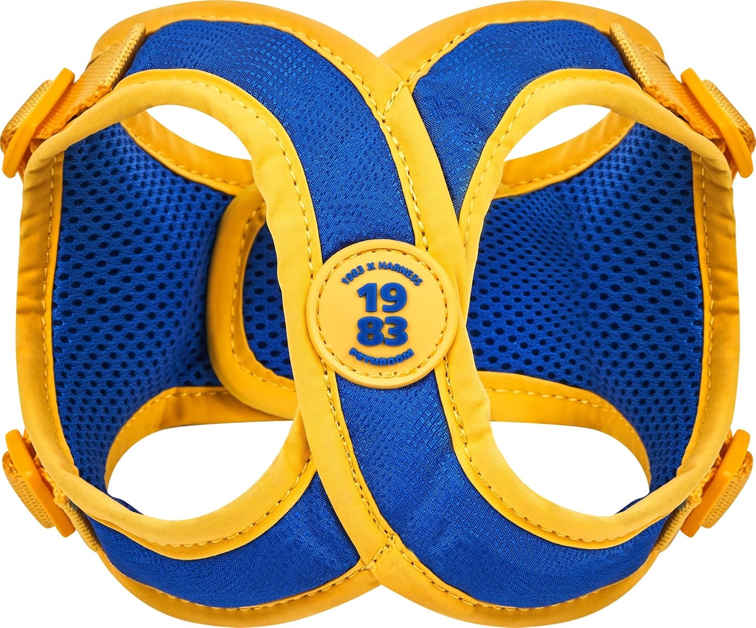 image:imagePETHROOM ComfortX Dog Harness 20 StepIn Lightweight Vest No Choke Easy OnOff with OneTouch Buckle Breathable 3D Mesh Padded amp ShockAbsorbing Adjustable for Small Medium Dogs Extra LargeXL Chest 201224 in