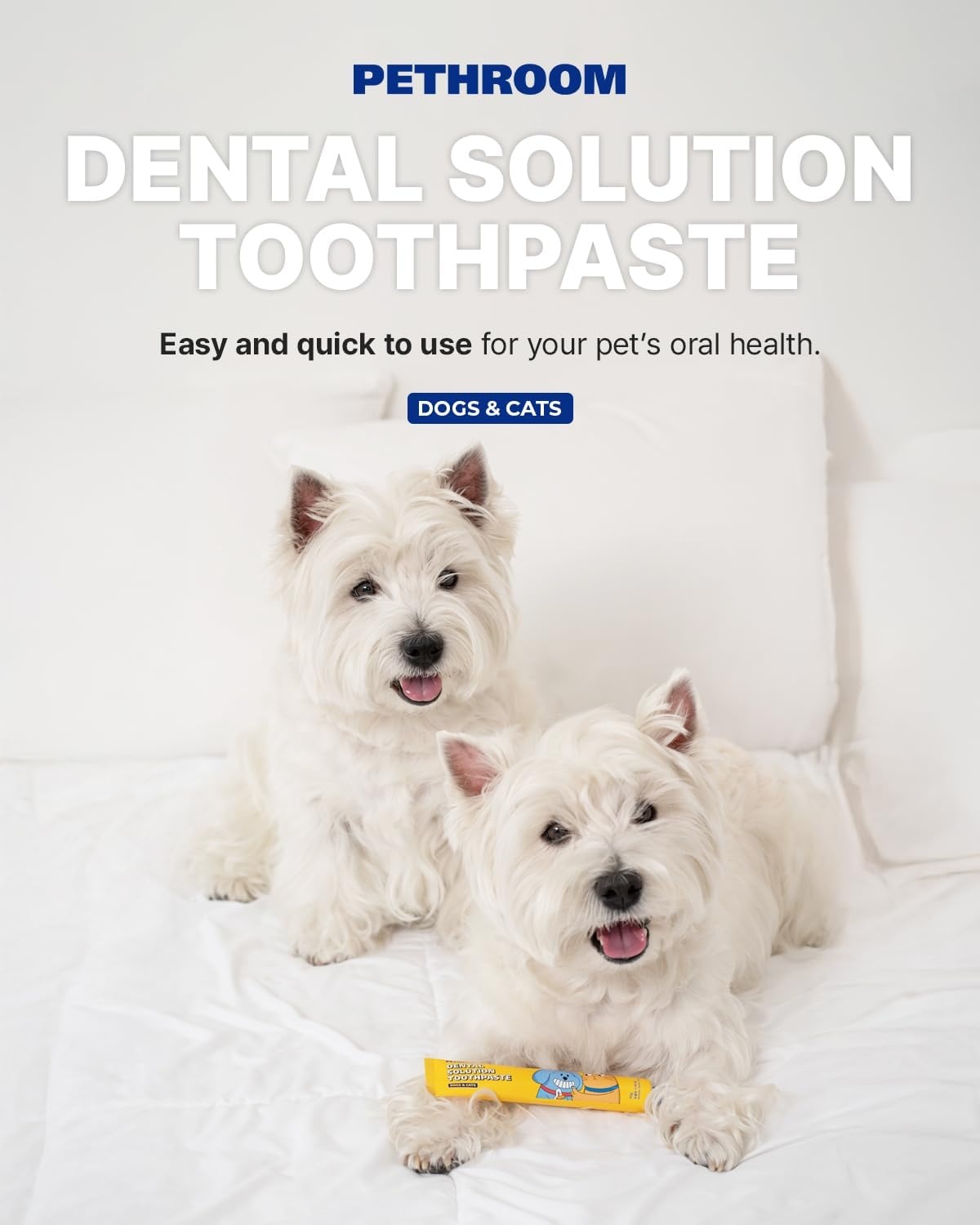 image:imagePETHROOM Pet Dental Solution Toothpaste for Dogs amp Cats Sweet Potato Flavor Enzymatic Toothpaste for Fresh Breath amp Plaque Control Gentle Daily Dental Care Net Wt 21 ozMelon