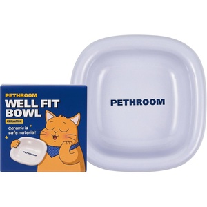 image:imagePETHROOM Well Fit Elevated Dog Bowl Stand  Adjustable Height 4574 in with 022 Tilt Stable NonSlip Feeding Stand for Dogs amp Cats Bowl Not Included Yellow amp BlueLavender