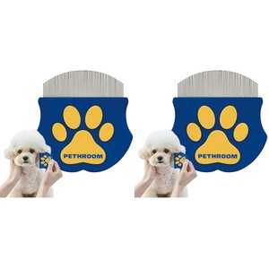 image:imagePETHROOM Professional Eye Comb for Pets  Stainless Steel Tear Stain Remover for Cats amp Dogs  Gentle RoundHead Grooming Tool  Compact amp Portable for Eye Gunk RemovalOne Size Pack of 2
