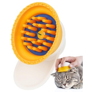 image:imagePETHROOM Silicone Cat Brush for Shedding  Gentle Grooming amp Relaxing Massage Light Deshedding Tool Removes Loose Fur amp Dander Safe for Sensitive Skin Cats Dogs amp Rabbits