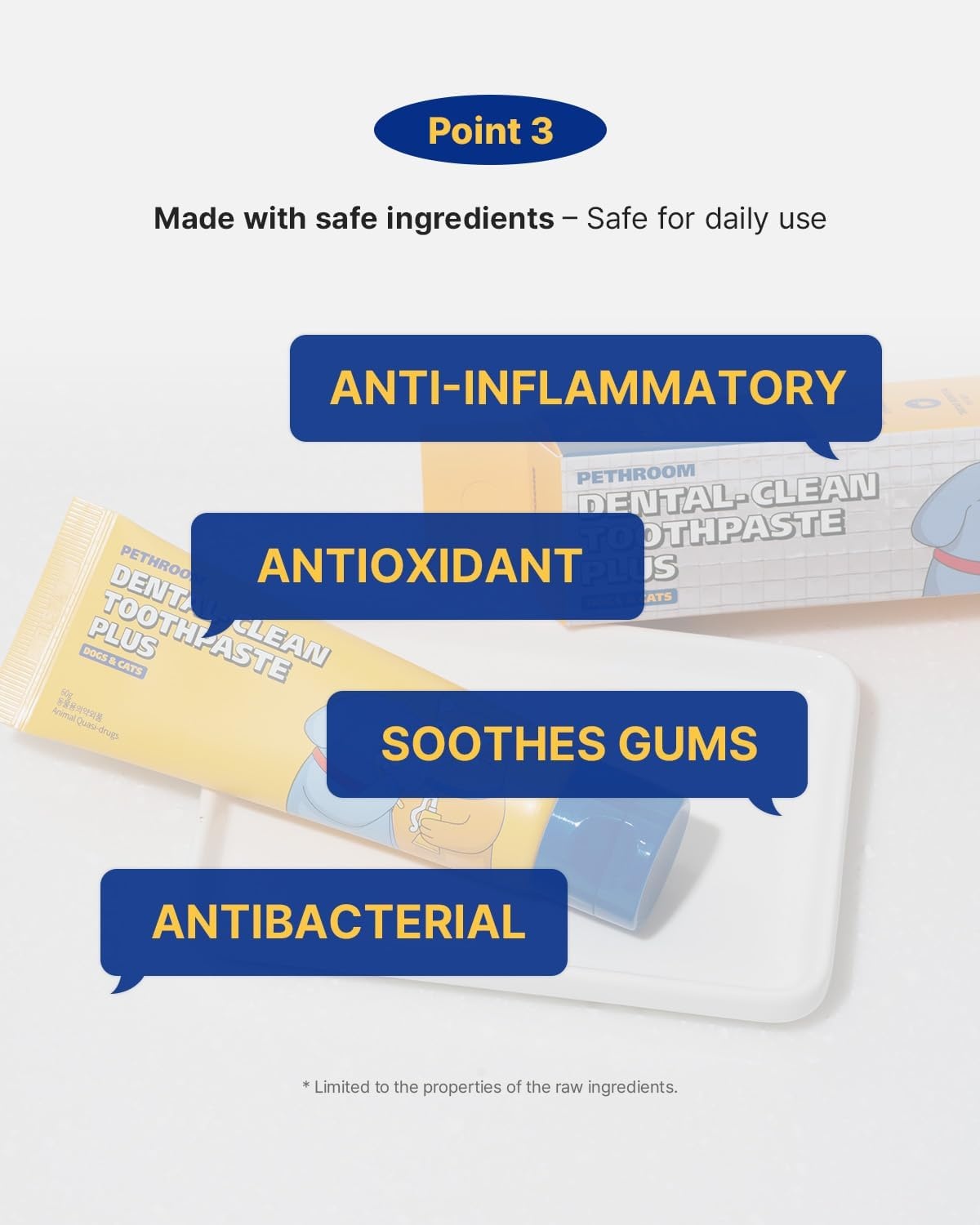 image:imagePETHROOM Pet Dental Clean Toothpaste Plus for Dogs amp Cats Apple Flavor Enzymatic Toothpaste for Fresh Breath amp Plaque Control Gentle Daily Dental Care Net Wt 21 ozApple